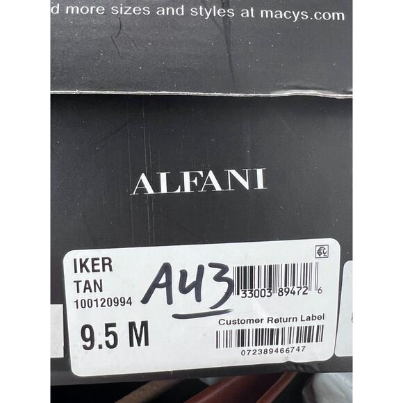 Alfani Iker Penny Driving Loafers Tan Slip On Shoes 100120994 Men's US 9.5 M NWB - Picture 10 of 10